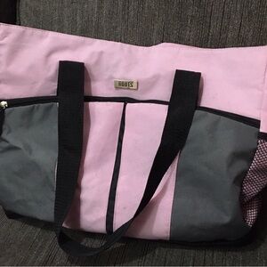 Roots Pink and Gray Women's Tote Bag